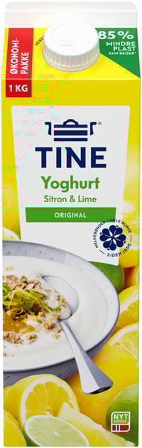 Yoghurt Sitron/lime 1kg Tine