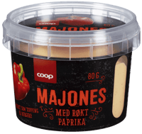 Coop Majones med Røkt Paprika 80g