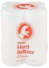 Isbjørn Hard Seltzer Blodappelsin, 1,32 l