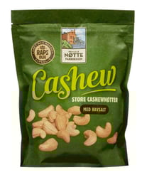 Cashewnøtter m/Havsalt 280g Dln