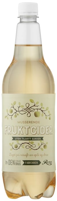 Fruktcider u/Sukker 1l flaske Roma