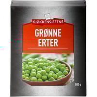 Erter Grønne 500g