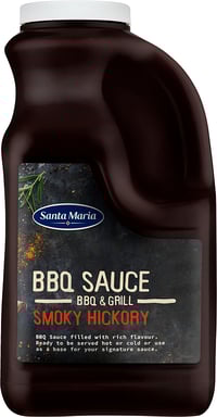 Bbq Sauce Smoky Hickory 2500g Santa Maria