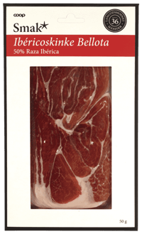 Smak Pata Negra Bellota Ibéricoskinke 50g