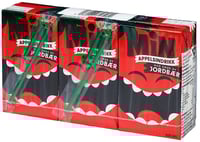 Appelsin & Jordbær 3 stk, 0,75 l