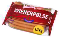 Wienerpølse 1,3kg Gilde