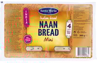 Naan Bread Mini 260g Santa Maria