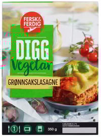 Grønnsakslasagne Vegetar 350g Fersk&Ferdig