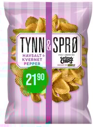 Tynn&Sprø Rifla Havsalt&Pepper 150g