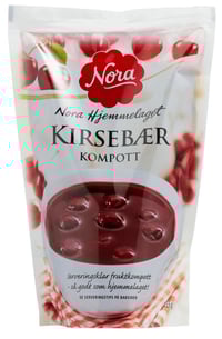 Kirsebærkompott 455g Nora