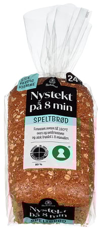 Speltbrød 500g Nystekt På 8 Minutter 9stk Krt