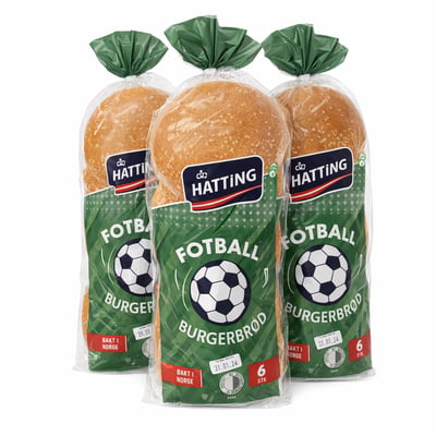 Fotball burgerbrød