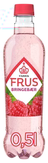 Farris Frus Bringebær 0,5l flaske