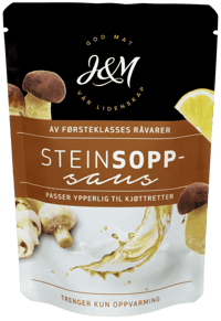 J&M Steinsoppsaus 220g