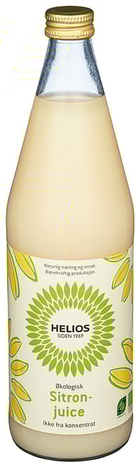 Helios Sitronjuice 750ml Økologisk