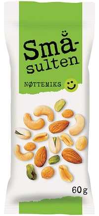 Småsulten Nøttemiks 60g
