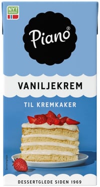 Vaniljekrem 500ml Piano