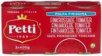 Petti Finhakket Tomater 3x400g