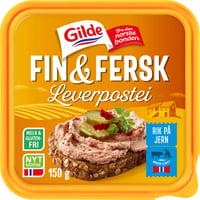 Postei Fin&Fersk 150g Gilde
