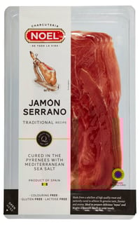 Serrano Skinke skivet 9mnd 80g Noel
