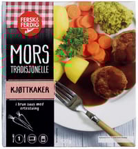 Kjøttkaker m/Ertestuing 520g Fersk&Ferdig