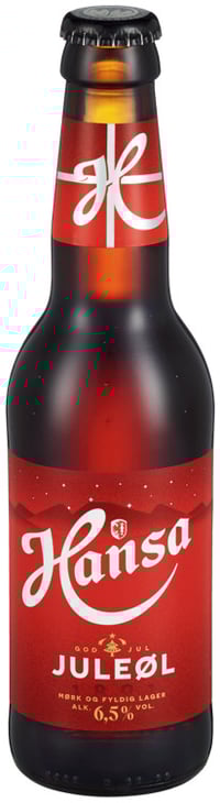 Hansa Juleøl 6.5 % 0.33l Flaske