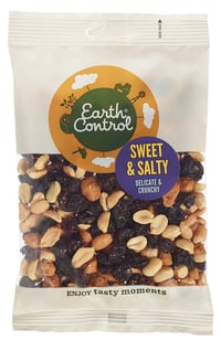 Earth Control Sweet & Salty Nøtter & Rosiner 175g