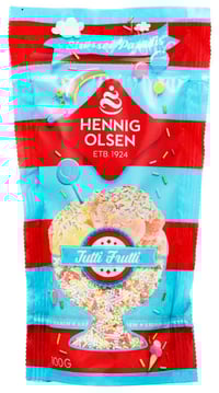 Strøssel Tutti Frutti 100g Hennig-Olsen
