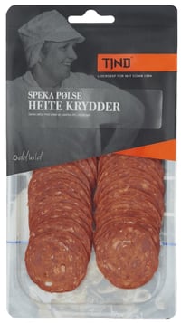Speka Pølse m/Heite Krydder 80g Tind