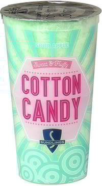 Sukkerspinn Sour Apple Sundlings 40g X 20stk