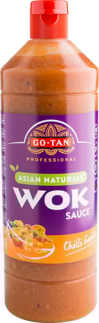 Go-tan Woksaus Chili Garlic 6x1l