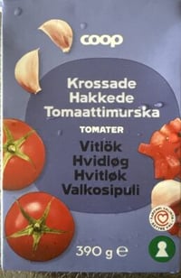 Hakkede Tomater Med Hvitløk