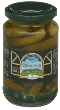 Greenhouse Cornichons 340g