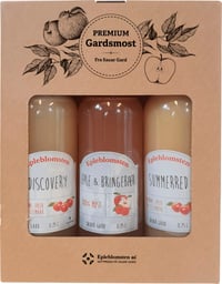 Eplemost Gaveeske 0,75lx3 Epleblomsten