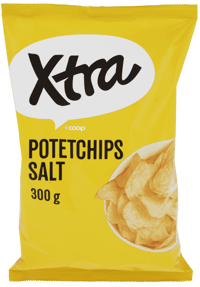 X-tra Potetchips Salt 300g
