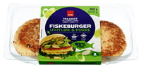Fiskeburger Hvitløk og Purre 250g Coop