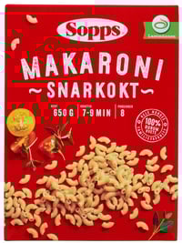 Makaroni Snarkokt 650g Sopps