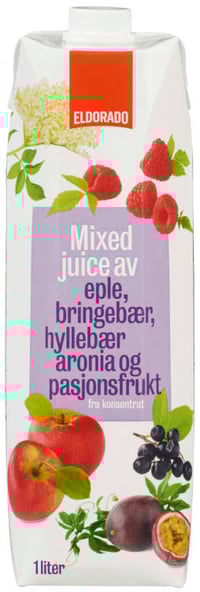 Br.Bær/Hylleblomst Juice 1l Eldorado