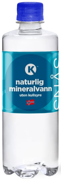 Circle K Naturlig Mineralvann uten Kullsyre 0.5l