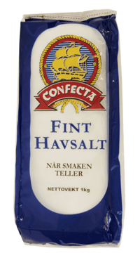 Confecta Havsalt Fint pose 1kg