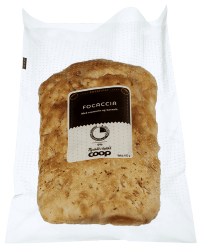 Coop Focaccia Salt og Rosmarin 400g