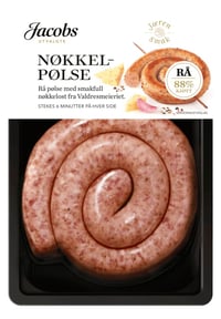 Nøkkelpølse Rå 295g Jacobs Utvalgte