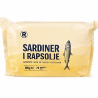 Sardiner i rapsolje