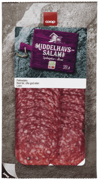Coop Middelhavssalami 130g