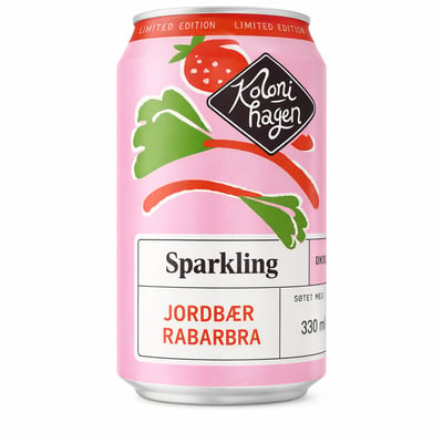 Sparkling Jordbær Rabarbra