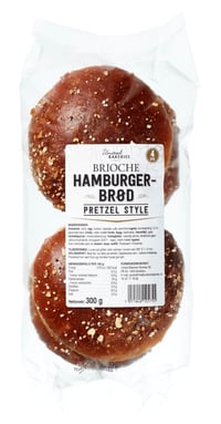 Burgerbrød Pretzel 300g United Bakeries