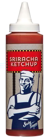 Ketchup Sriracha 237ml Sticky Fingers