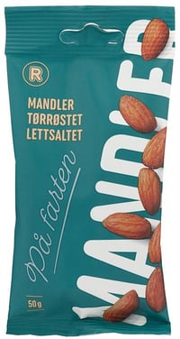 Mandler Saltet Og Ristet, 50 g