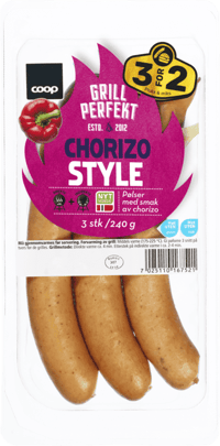 Coop Chorizo 240g