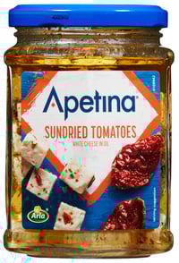 Apetina Ost Soltørket Tomat 265g Arla